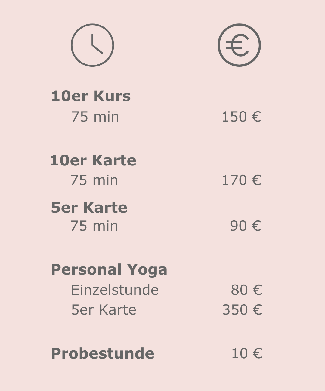 Preisliste 25 Preisliste