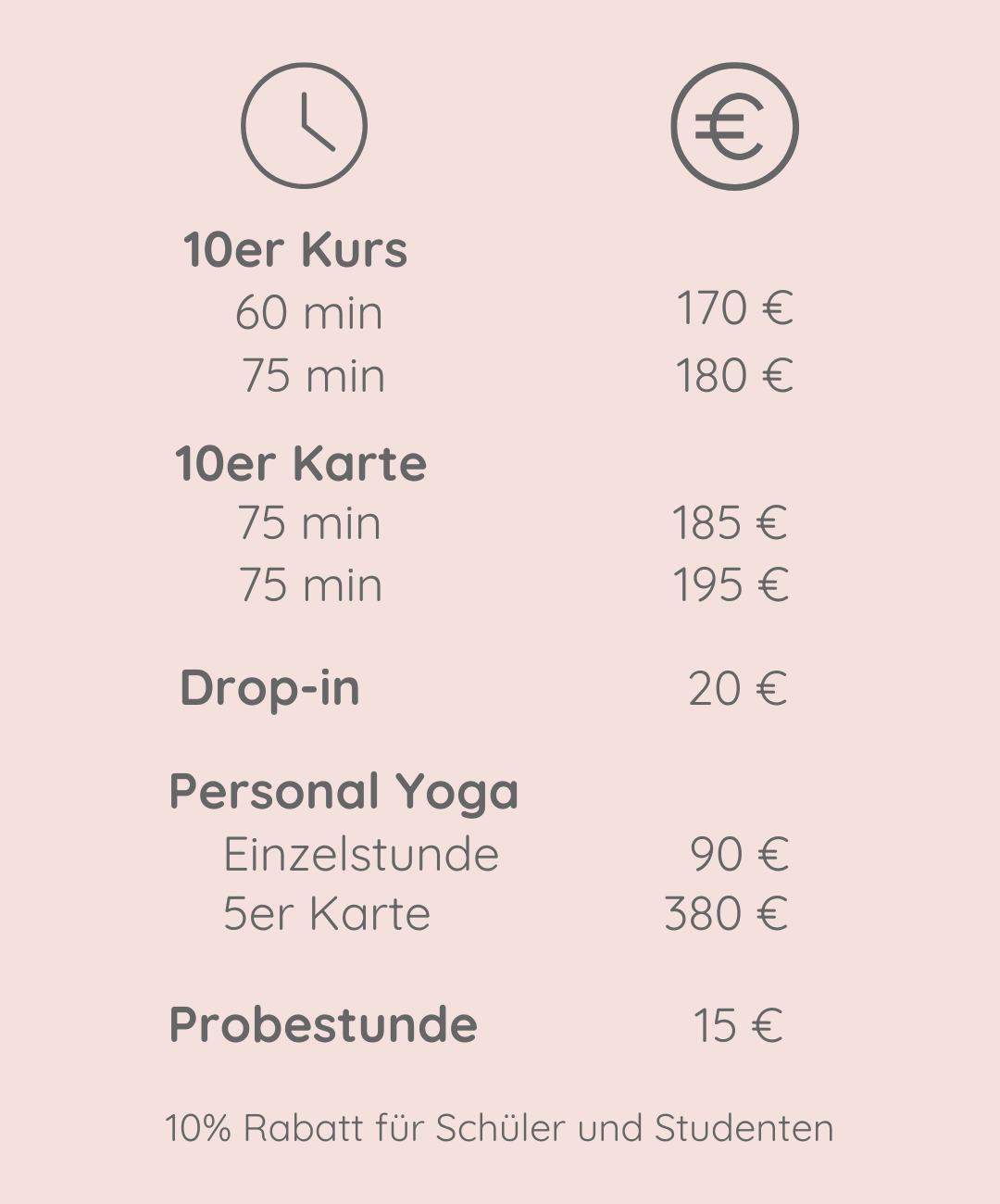 Preisliste